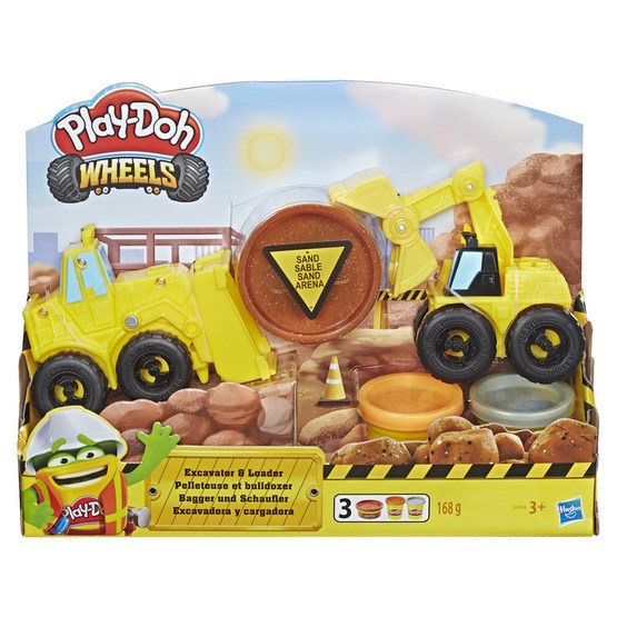 Play-Doh, Wheels - Grävmaskin & hjullastare