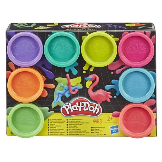 Play-Doh, 8 Burkar - Neon
