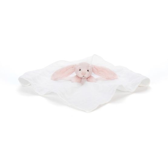 Jellycat Bashful Pink Bunny Muslin Soother