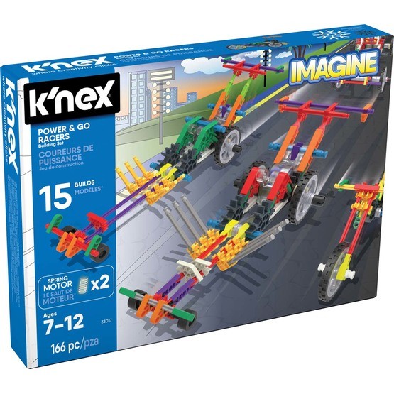 K'Nex, 33017 Power & Go Racers Building Set