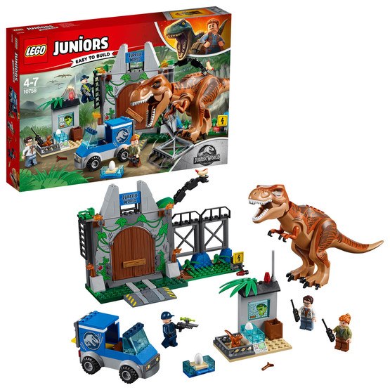 LEGO Juniors 10758, T. rex – rymning