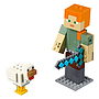 LEGO Minecraft 21149, BigFig Alex med kyckling