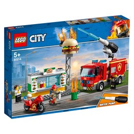 LEGO City Fire 60214 - Brandkårsutryckning till hamburgerrestaurang