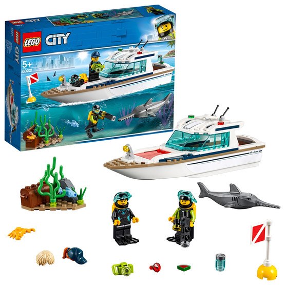 LEGO City Great Vehicles 60221, Dykaryacht