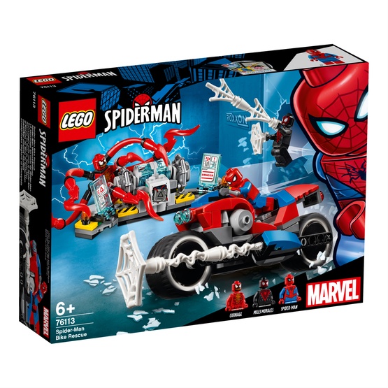 LEGO Super Heroes 76113, Spiderman motorcykelräddning