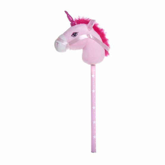 Käpphäst med ljud - Enhörning rosa
