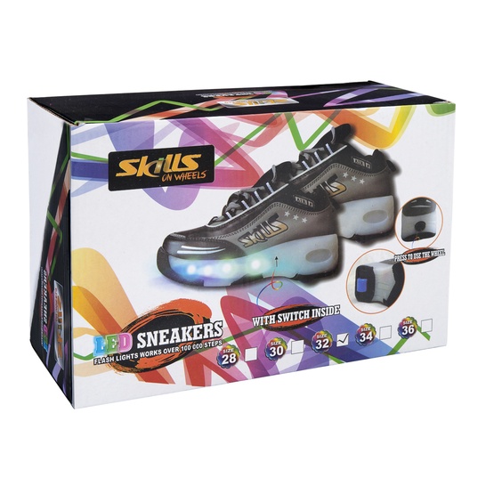 Skills on Wheels, LED Sneakers stl 32