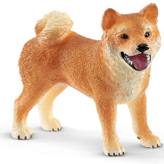 Shiba Inu mother dog & puppy sweet strong Schleich Anywheres a Playground <>< 