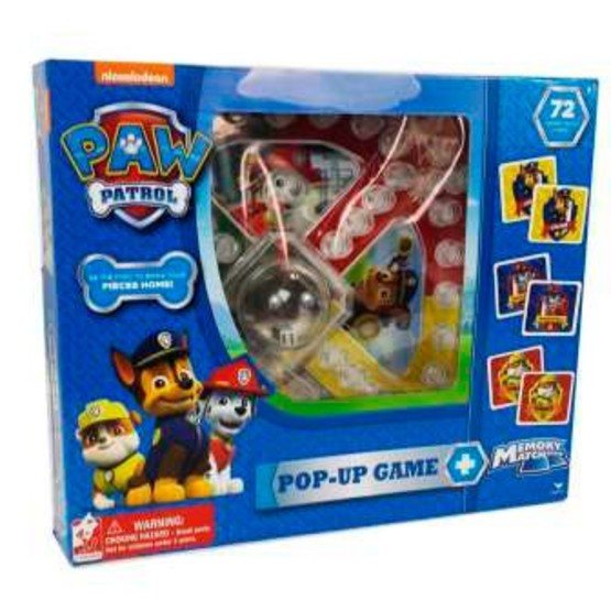 Paw Patrol, Ludo + memo spel