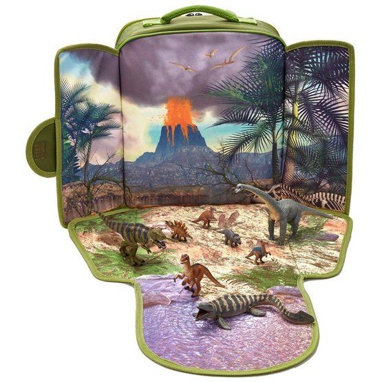 Mojo, Ryggsäck med lekplatta - Dinosaurier 8 st
