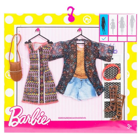Barbie Fashion 2 Pack Boho Mattel