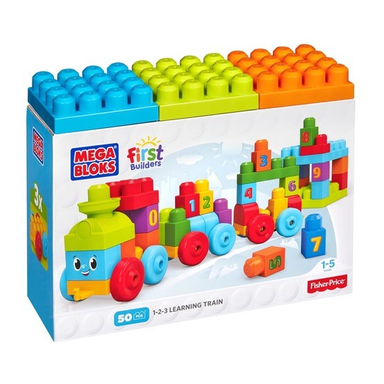 Fisher Price, Mega Bloks 123 Tåg 50 st