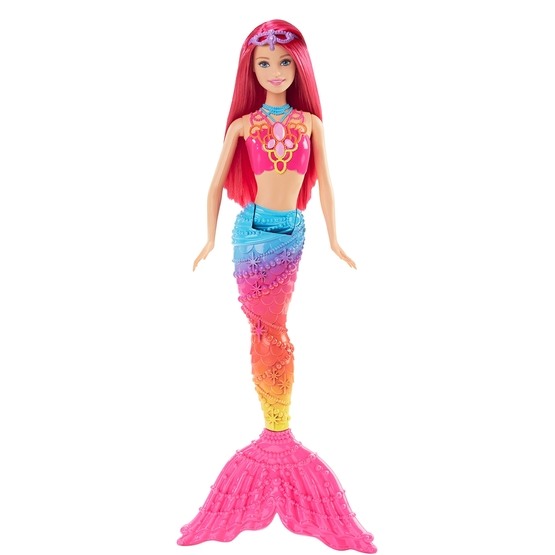 Barbie, Rainbow Kingdom Mermaid Docka