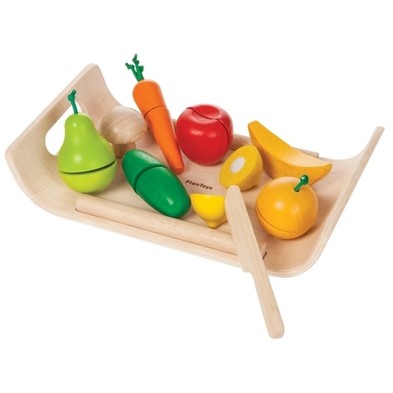 PlanToys, Lekmat Frukt & Grönsaker