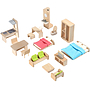 PlanToys, Möblerat Eko-dockhus