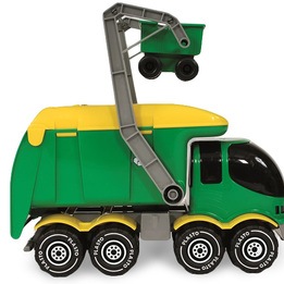 Plasto, Sopbil med sopcontainer, 40 cm