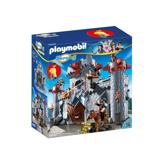 Playmobil Super 4 6697, Svarte baronens bärbara slott