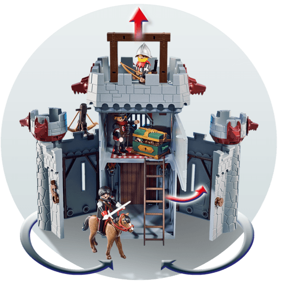 Chateau transportable playmobil