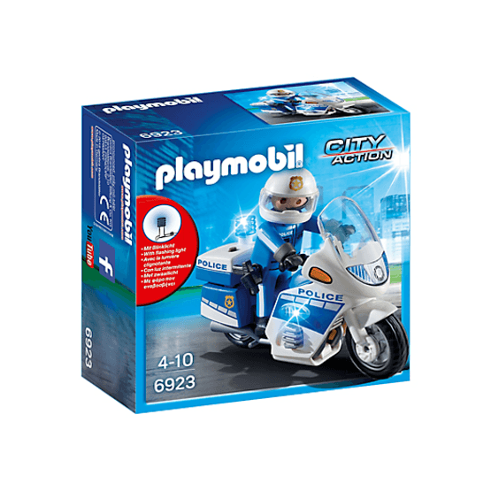 Playmobil City Action 6923, Poliscykel med LED-ljus