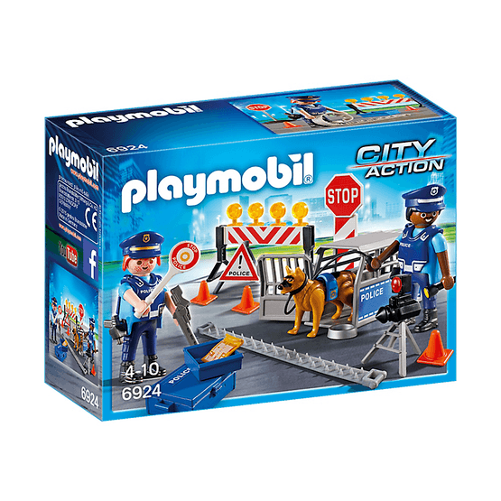 Playmobil City Action 6924, Polisvägspärr