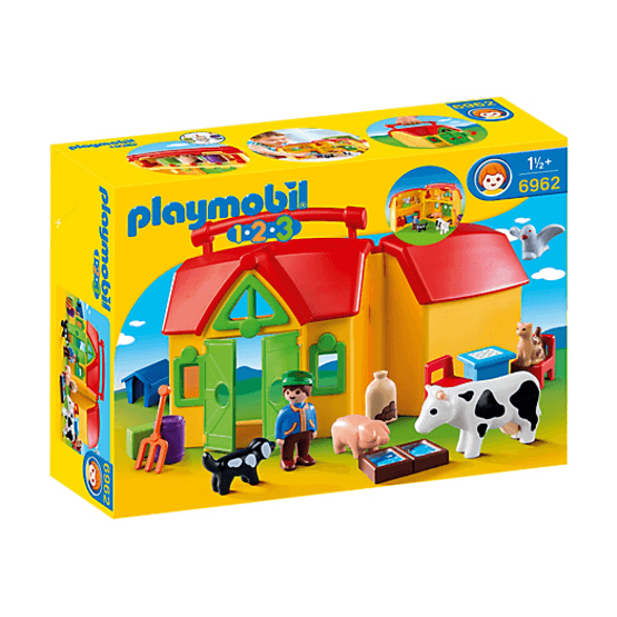 Playmobil 1.2.3 6962, Min bondgård som jag kan ta med mig