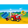 Playmobil 1.2.3 6964, Bonde med traktor och släp