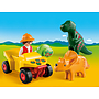Playmobil 1.2.3 9120, Upptäckare med dinosaurier