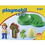 Playmobil, 1.2.3 - Flicka med dinosaurieägg
