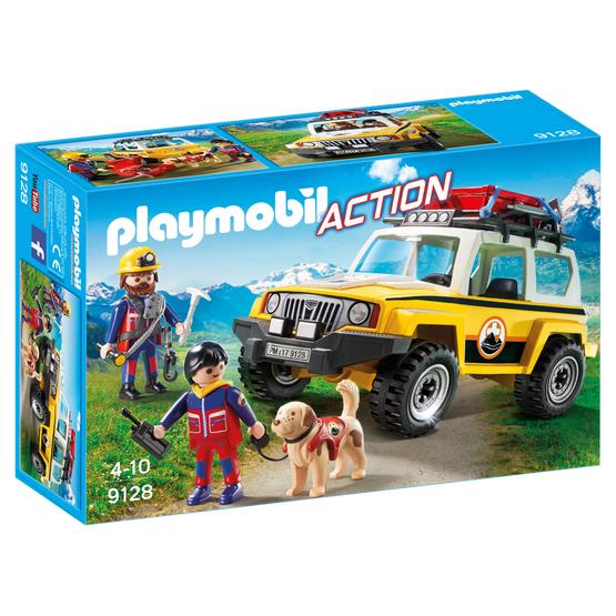 Playmobil Action 9128, Fjällräddningsteam med bil