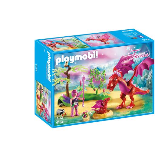 Playmobil Fairies 9134, Snäll drake med unge