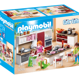 Playmobil City Life 9269, Stort kök för hela familjen