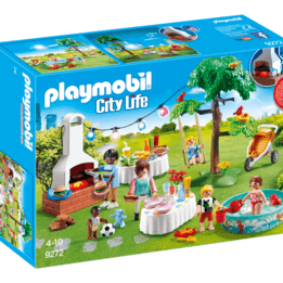 Playmobil City Life 9272, Inflyttningsfest