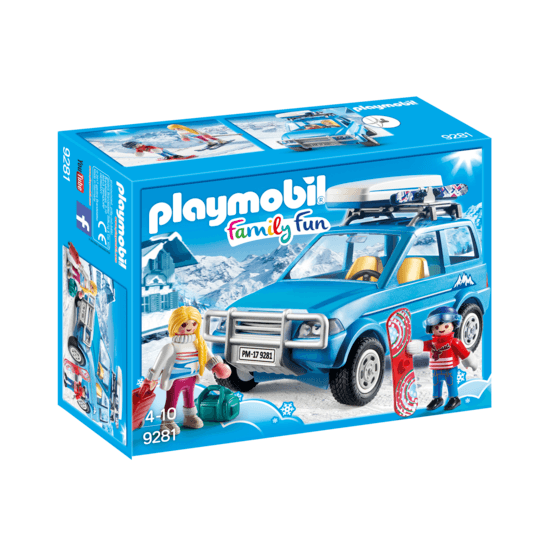 Playmobil Family Fun 9281, Bil med takbox