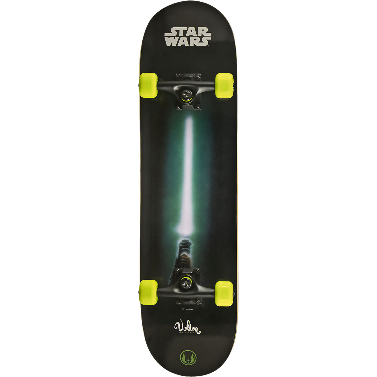 Skateboard Complet Element Star Wars Yoda - 79cm X 20.5cm - Occasion - Planche Assemblée