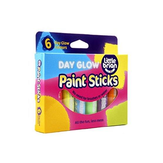 Little brian, Paint Sticks 6-pack - Day Glow