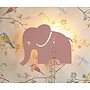 Roommate - Elephant Lamp Pastel Rose
