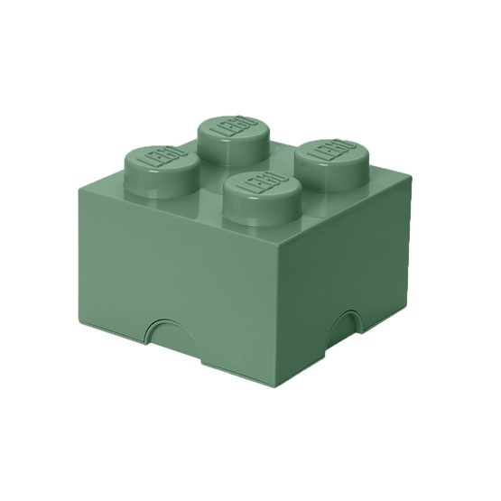 LEGO, Förvaringsbox 4, sand green