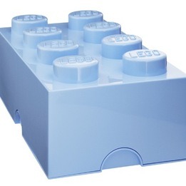LEGO Förvaringslåda 8 (Ljusblå)