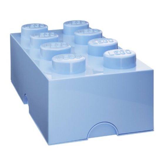 LEGO, Förvaringsbox 8, royal light blue