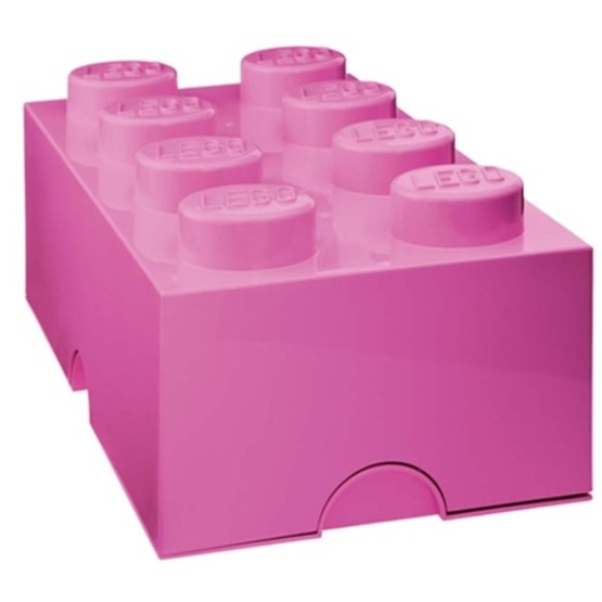 LEGO, Förvaringsbox 8, medium pink