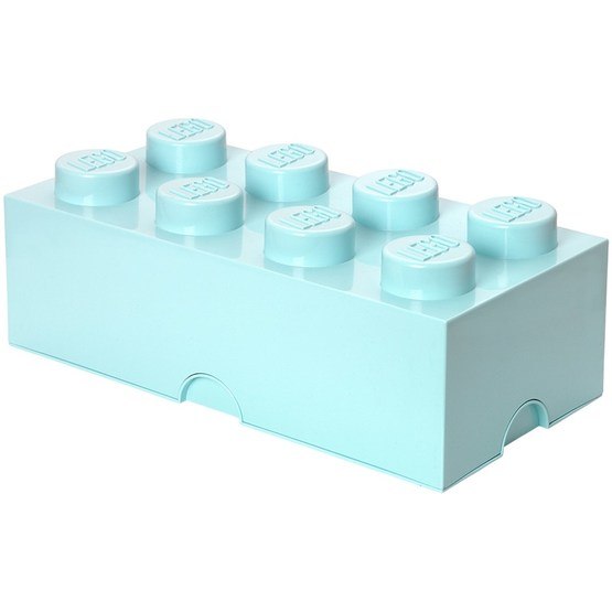 LEGO, Förvaringsbox 8, aqua light blue
