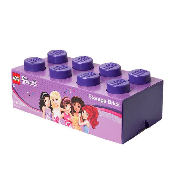 LEGO, Förvaringsbox 8, medium lilac