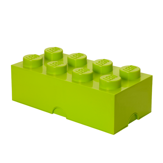 LEGO, Förvaringsbox 8, yellowish green