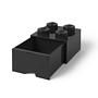 LEGO, Förvaringsbox 4 med lådor, black