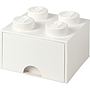 LEGO, Förvaringsbox 4 med lådor, white