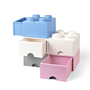 LEGO, Förvaringsbox 4 med lådor, light royal blue