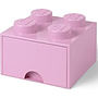 LEGO, Förvaringsbox 4 med lådor, light purple