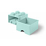 LEGO, Förvaringsbox 4 med lådor, aqua light blue