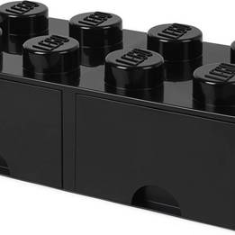 LEGO Förvaringsbox 8 med lådor (Svart)