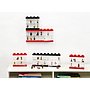 LEGO, Display case för 16 minifigurer, red